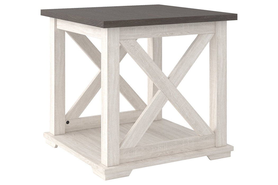 Dorrinson Two-tone End Table - Lara Furniture