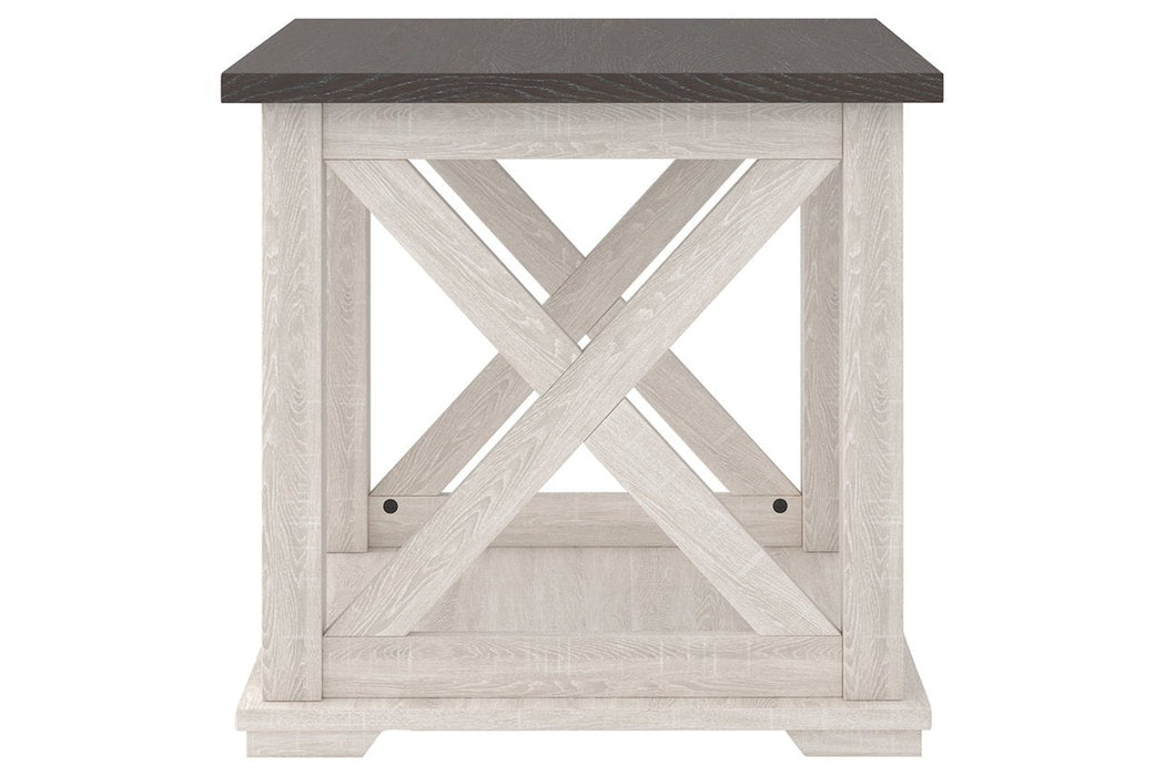 Dorrinson Two-tone End Table - Lara Furniture