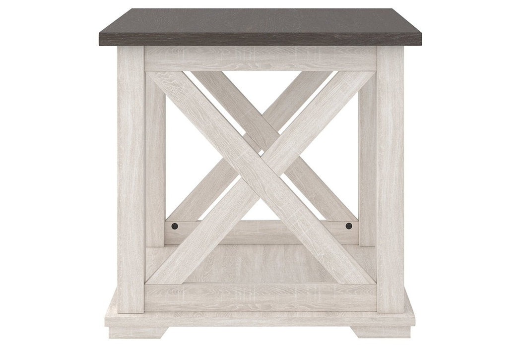 Dorrinson Two-tone End Table - Lara Furniture