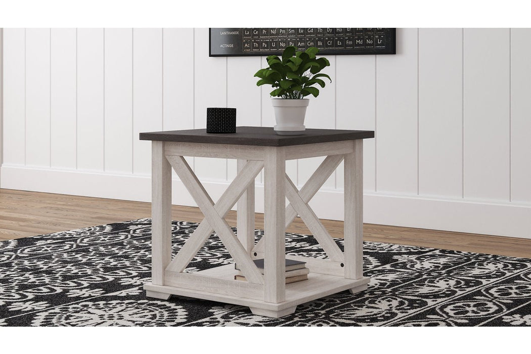 Dorrinson Two-tone End Table - Lara Furniture