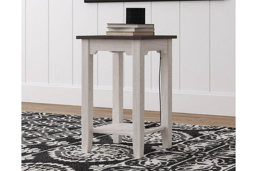 Dorrinson Two-tone Chairside End Table - Lara Furniture