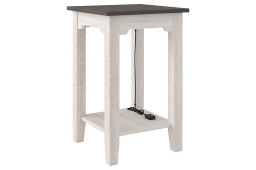 Dorrinson Two-tone Chairside End Table - Lara Furniture