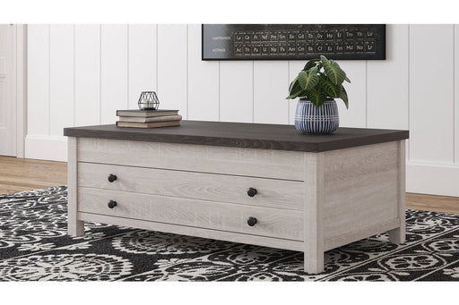 Dorrinson Two-tone Coffee Table with Lift Top - Lara Furniture