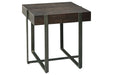 Drewing Light Brown End Table - Lara Furniture