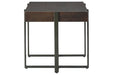 Drewing Light Brown End Table - Lara Furniture