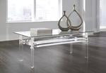 Braddoni Chrome Finish Coffee Table - Lara Furniture