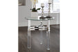 Braddoni Chrome Finish End Table - Lara Furniture