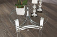 Braddoni Chrome Finish End Table - Lara Furniture