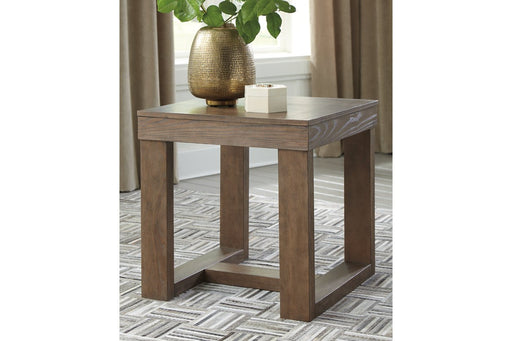 Cariton Gray End Table - Lara Furniture