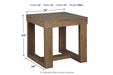 Cariton Gray End Table - Lara Furniture