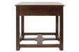 Marion Dark Brown End Table - Lara Furniture