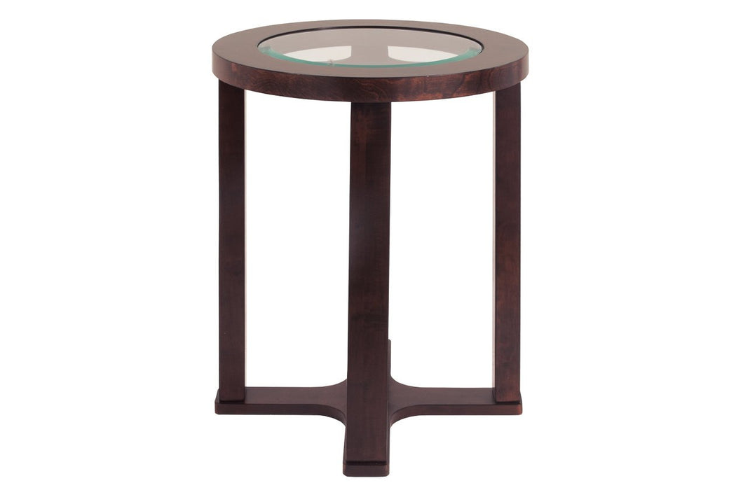 Marion Dark Brown End Table - Lara Furniture