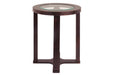 Marion Dark Brown End Table - Lara Furniture