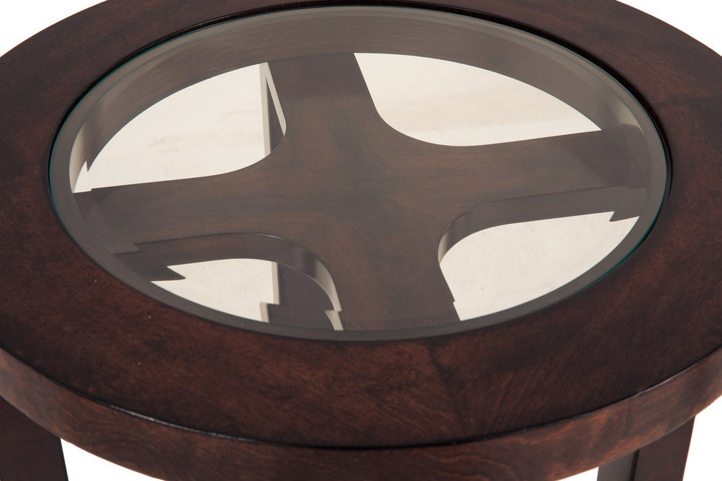 Marion Dark Brown End Table - Lara Furniture