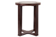 Marion Dark Brown End Table - Lara Furniture