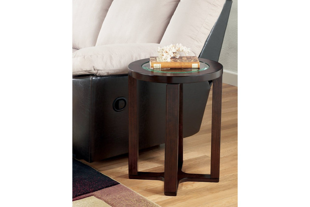 Marion Dark Brown End Table - Lara Furniture