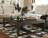 Watson Dark Brown Coffee Table - Lara Furniture