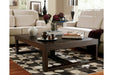 Watson Dark Brown Coffee Table - Lara Furniture