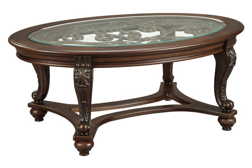 Norcastle Dark Brown Coffee Table - Lara Furniture