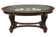 Norcastle Dark Brown Coffee Table - Lara Furniture