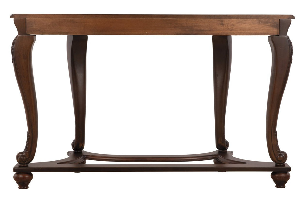 Norcastle Dark Brown Sofa/Console Table - Lara Furniture
