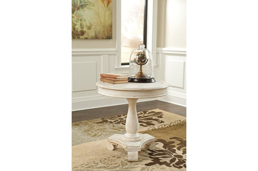 Mirimyn White Accent Table - Lara Furniture