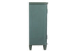 Mirimyn Antique Teal Accent Cabinet - Lara Furniture