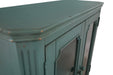 Mirimyn Antique Teal Accent Cabinet - Lara Furniture