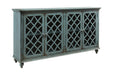 Mirimyn Antique Teal Accent Cabinet - Lara Furniture