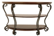 Nestor Medium Brown Sofa/Console Table - Lara Furniture