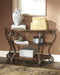 Nestor Medium Brown Sofa/Console Table - Lara Furniture