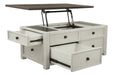 Bolanburg Two-tone Coffee Table with Lift Top - Lara Furniture