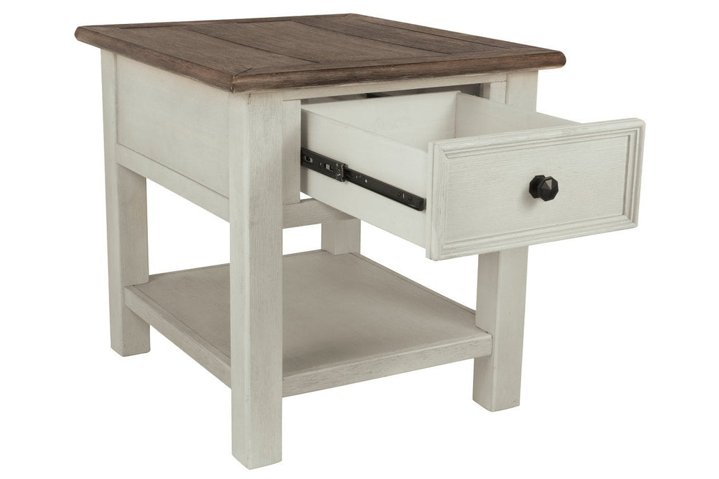 Bolanburg Two-tone End Table - Lara Furniture