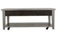 Branbury Grayish Brown Coffee Table - Lara Furniture