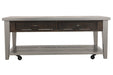 Branbury Grayish Brown Coffee Table - Lara Furniture