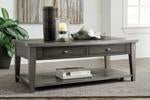 Branbury Grayish Brown Coffee Table - Lara Furniture