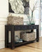 Gavelston Black Sofa/Console Table - Lara Furniture