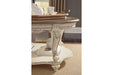 Realyn White/Brown Coffee Table - Lara Furniture