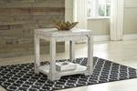 Fregine Whitewash End Table - Lara Furniture