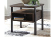 Vailbry Brown End Table - Lara Furniture