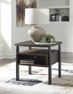 Vailbry Brown End Table - Lara Furniture