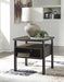 Vailbry Brown End Table - Lara Furniture