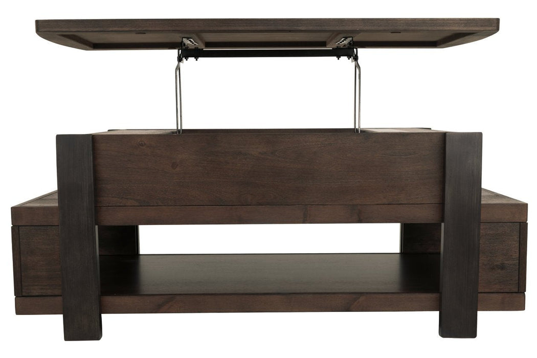 Vailbry Brown Coffee Table with Lift Top - Lara Furniture