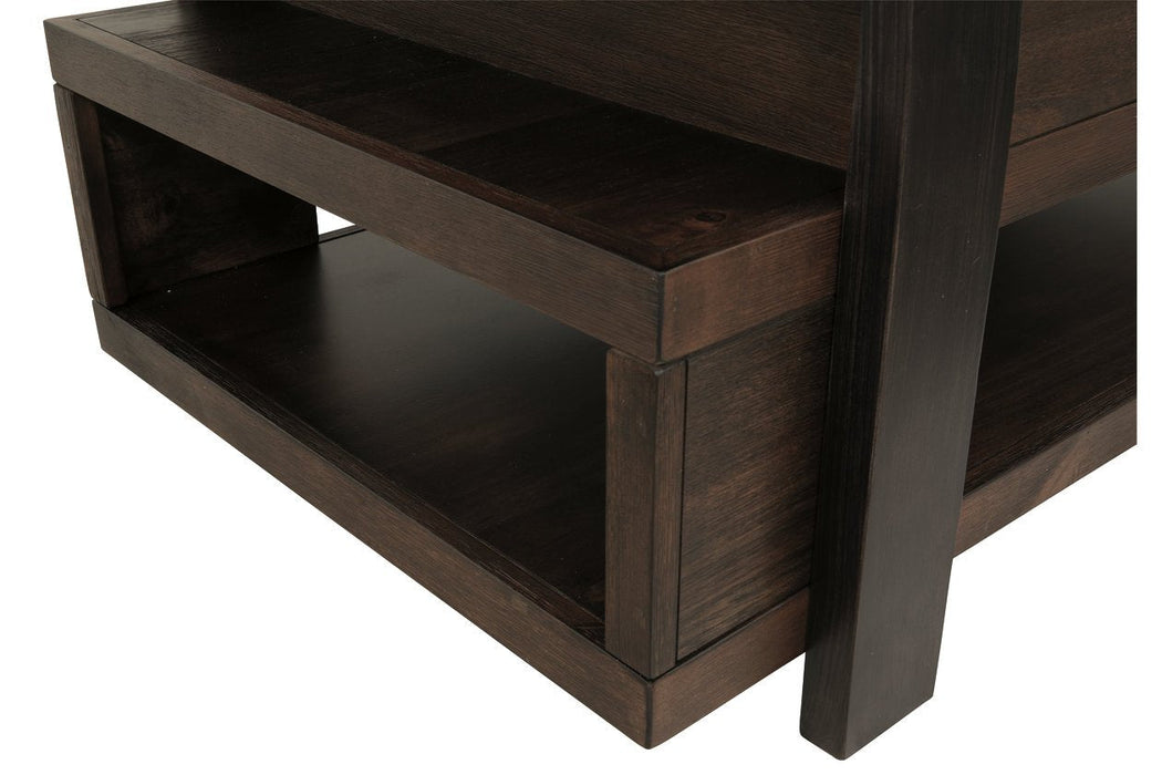 Vailbry Brown Coffee Table with Lift Top - Lara Furniture