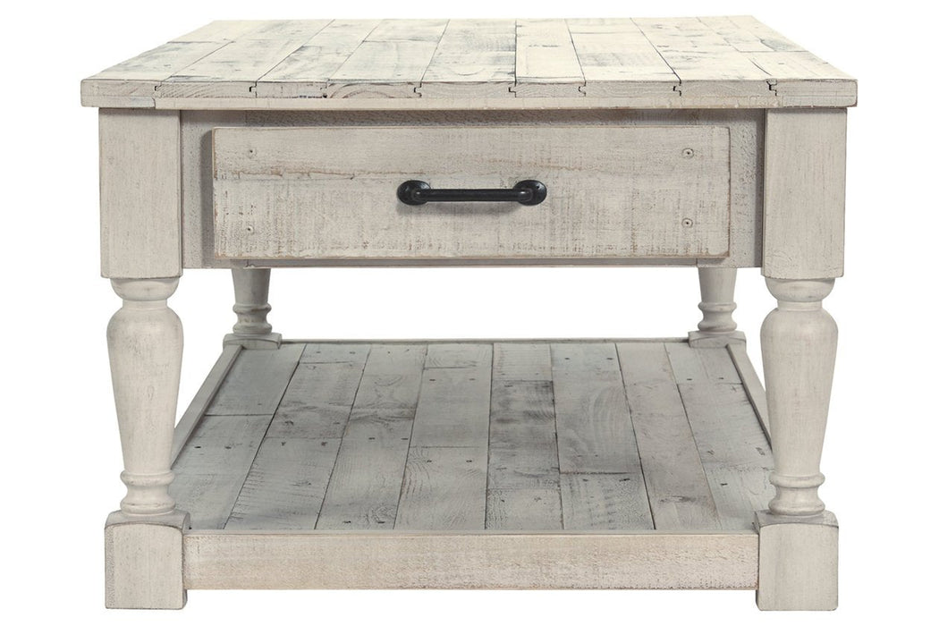 Shawnalore Whitewash Coffee Table - Lara Furniture