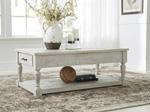 Shawnalore Whitewash Coffee Table - Lara Furniture