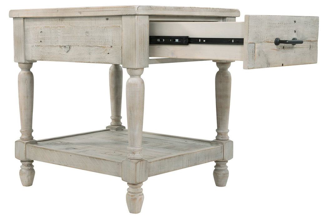 Shawnalore Whitewash End Table - Lara Furniture