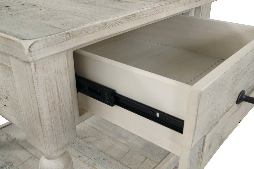 Shawnalore Whitewash End Table - Lara Furniture