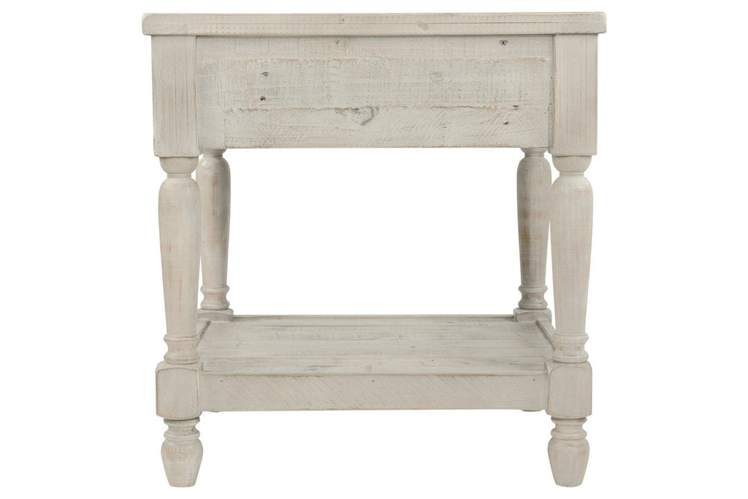 Shawnalore Whitewash End Table - Lara Furniture