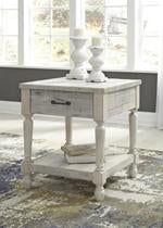 Shawnalore Whitewash End Table - Lara Furniture